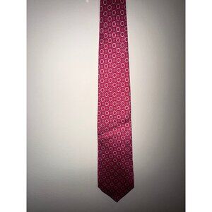 Versace Silk Geometric Print Tie